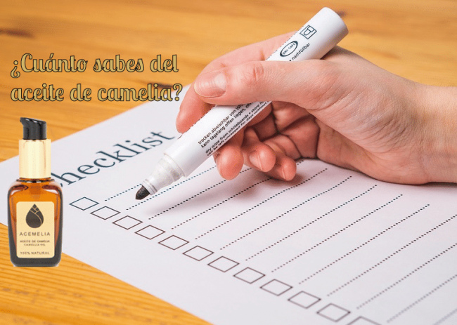 cuanto sabes aceite camelia