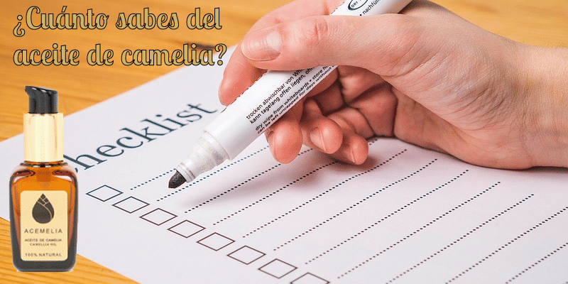 cuanto sabes aceite camelia