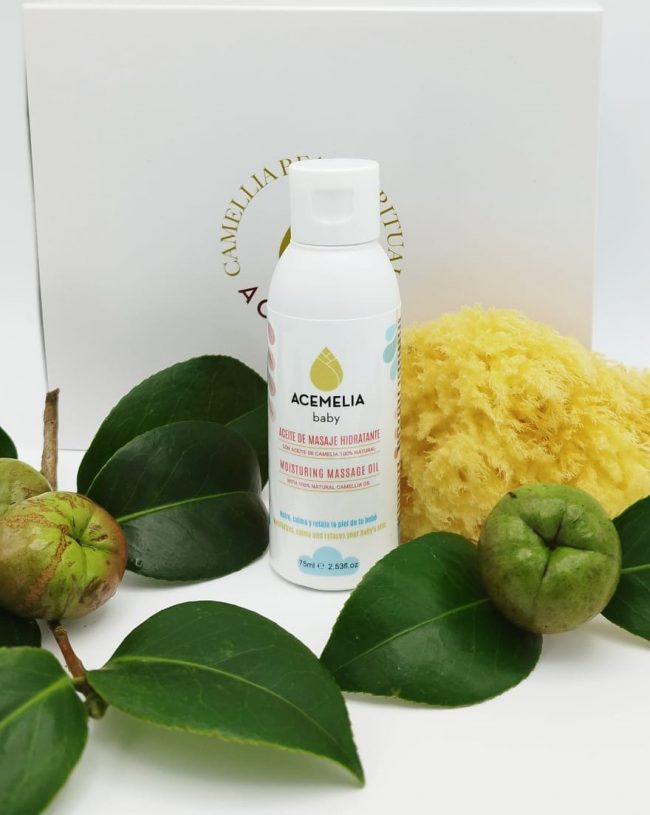aceite de bebes con aceite de camelia